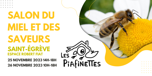 25&26 Novembre 2023 – Salon du miel et des saveurs – Saint-Égrève